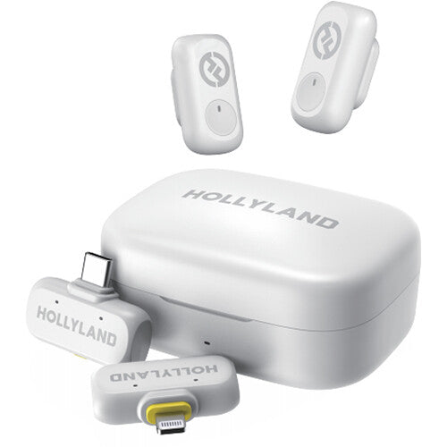 Hollyland LARK A1 Combo sistema micrófono inalámbrico 2 personas 650' alcance 9 h batería