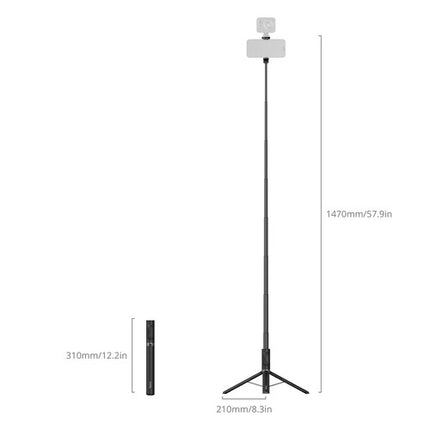 SmallRig ST30 Lite Palo Selfie Trípode Bluetooth Control 57.9"