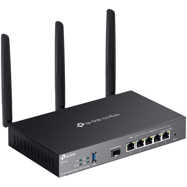 TP-Link ER706W Gateway VPN Gigabit Wi-Fi 6 AX3000 4 Puertos GbE SFP USB