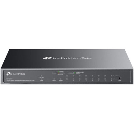 TP-Link Omada ES210GMP Switch de Red Gestionado 8 Puertos PoE+ 123W