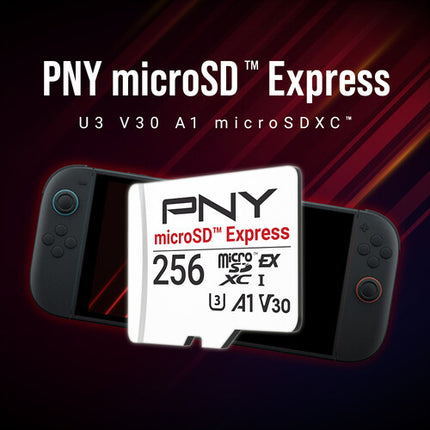 PNY 128GB microSD Express Tarjeta de Memoria UHS-I U3 V30 890MBs Lectura 550MBs Escritura