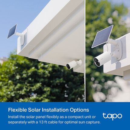 TP-Link Tapo C402 Kit Cámara de Seguridad Solar 1080p IP65 30m Visión Nocturna