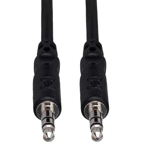 Hosa Technology CMM-105C Cable en espiral 3.5mm Macho a Macho 1.5m Nickelado