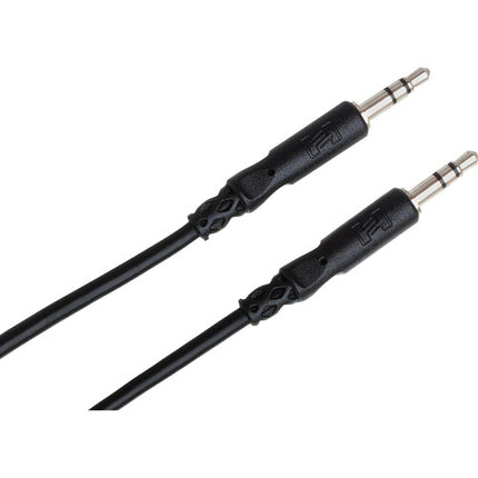 Hosa Technology CMM-105C Cable en espiral 3.5mm Macho a Macho 1.5m Nickelado