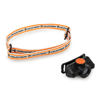 Celestron Red Light LED Linterna Frontal 4 Lúmenes 100 Horas Batería
