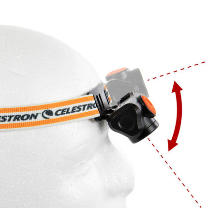 Celestron Red Light LED Linterna Frontal 4 Lúmenes 100 Horas Batería