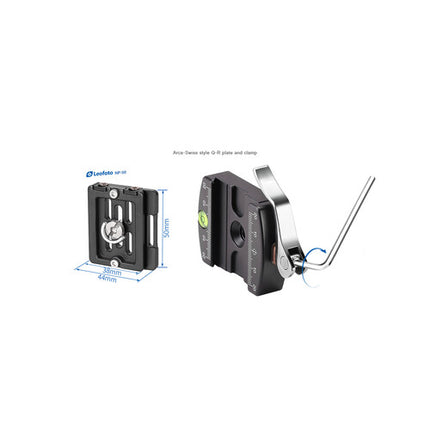 Leofoto LS-284CEX X trípode de fibra de carbono altura 60.5 LH-30LR cabezal bola