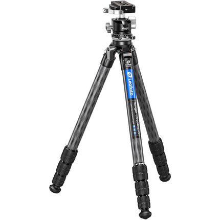 Leofoto LS-284CEX X trípode de fibra de carbono altura 60.5 LH-30LR cabezal bola