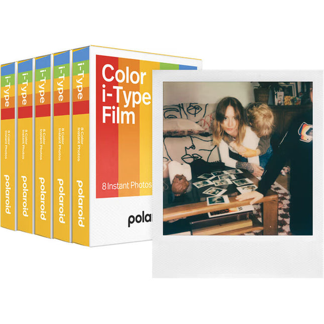 Polaroid Color i-Type Película Instantánea 5-Pack 40 Exposiciones 3.1x3.1" ISO 640