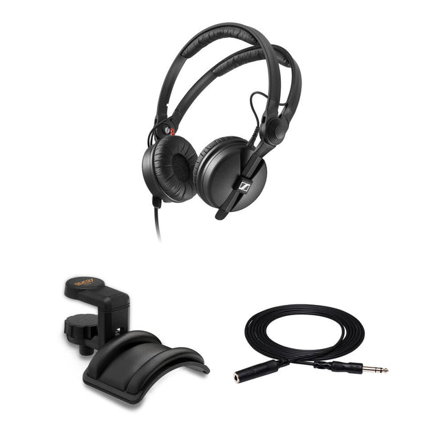 Sennheiser HD 25 PLUS Auriculares Monitor con soporte y cable 10 pies