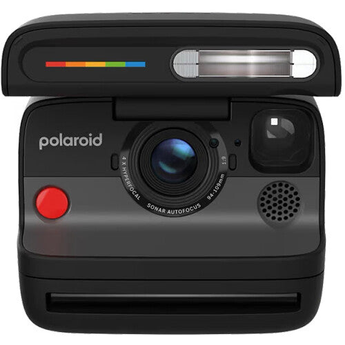 Polaroid Flip Cámara Instantánea Negra 4 Lentes Autofocus Flash Integrado