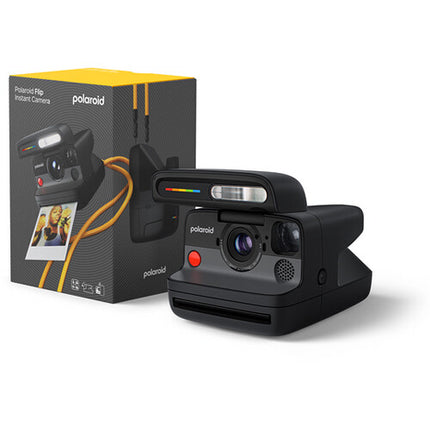 Polaroid Flip Cámara Instantánea Negra 4 Lentes Autofocus Flash Integrado