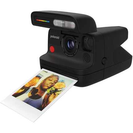 Cámara Instantánea Polaroid Flip Negra 8 Fotos con Flash y Autofocus