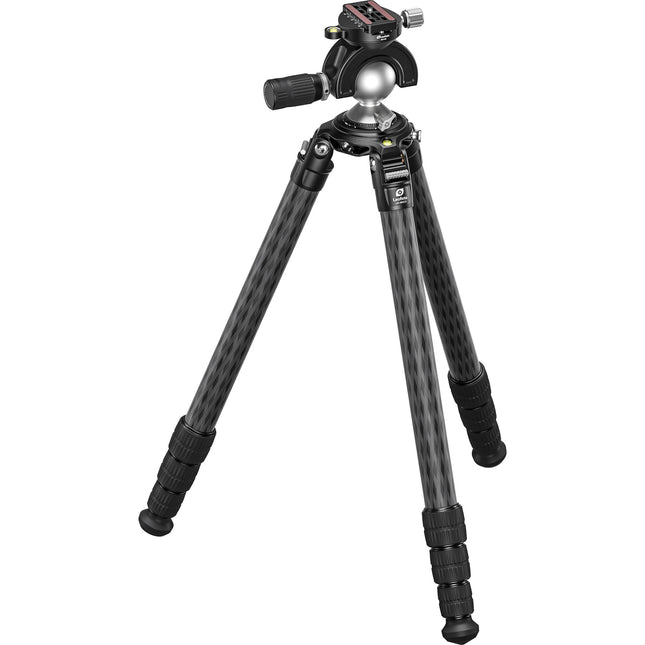 Leofoto LM-364CX Trípode de Fibra de Carbono 60.4 Pulg Altura Máx 66 lb Capacidad