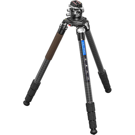 Leofoto LN-404C Trípode de Fibra de Carbono Capacidad 50kg Altura 17-193cm con Cabezal LH-55LR