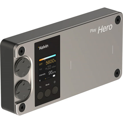 Kelvin Play Hero RGBACL Panel de Luz LED portátil 5600K 1202 Lux batería Li-Ion