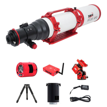 ZWO FF130 Telescopio Astronómico con Cámara 26MP y Montura AM5 GoTo