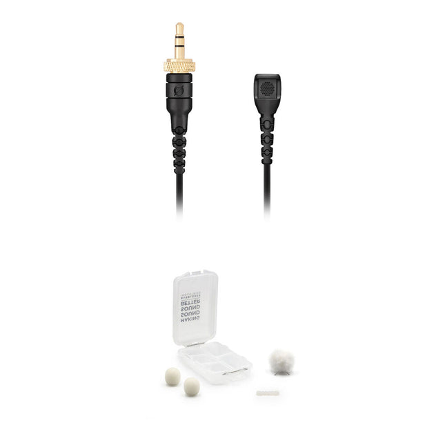 RODE Lavalier II Micrófono Lavalier Omnidireccional con Kit Exterior Blanco 360° sonido y conector TRS 3.5mm bloqueo