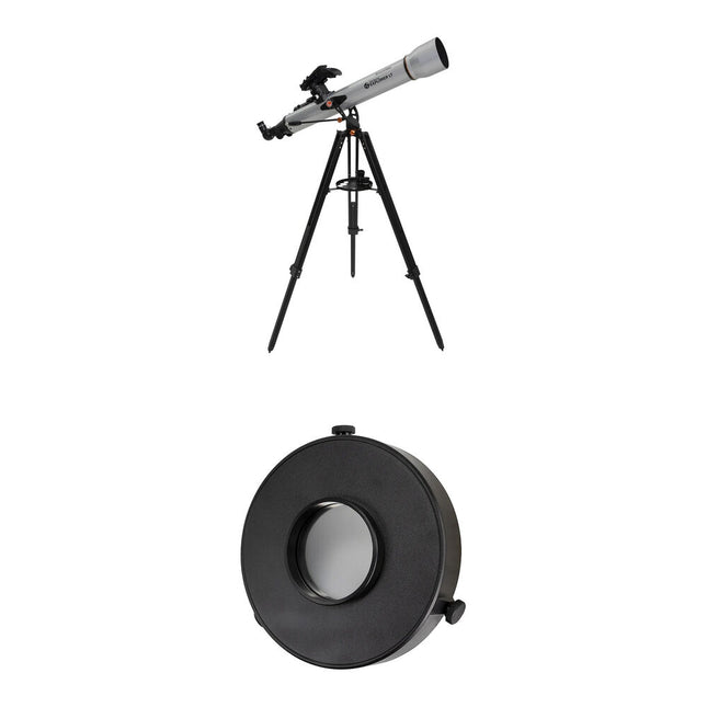 Celestron StarSense Explorer LT 80AZ Telescopio Refractor 80mm f/11 con Filtro Solar EclipSmart