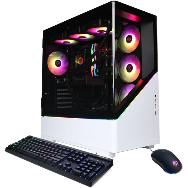 CyberPowerPC Gamer Supreme PC de Escritorio Blanco Ryzen 9 32GB RAM 2TB SSD