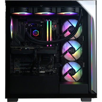 CyberPowerPC Gamer Supreme Liquid Cool PC sobremesa 4.4 GHz Ryzen 9 32GB RAM RTX 5070 12GB SSD 2TB RGB teclado y ratón