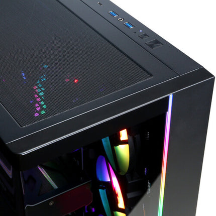 CyberPowerPC Gamer Supreme Liquid Cool PC sobremesa 4.4 GHz Ryzen 9 32GB RAM RTX 5070 12GB SSD 2TB RGB teclado y ratón