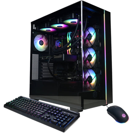 CyberPowerPC Gamer Supreme Liquid Cool PC sobremesa 4.4 GHz Ryzen 9 32GB RAM RTX 5070 12GB SSD 2TB RGB teclado y ratón