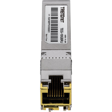 TRENDnet TEG-10GBRJ Módulo Transceptor 10 Gb/s RJ45 SFP+ cobre 30 m alcance