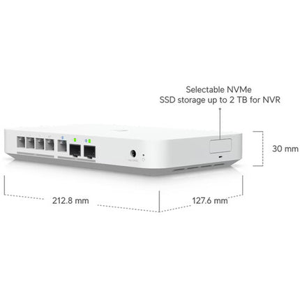 Ubiquiti UCG-FIBER Cloud Gateway Fibra 10G RJ45 PoE 30W Presencia