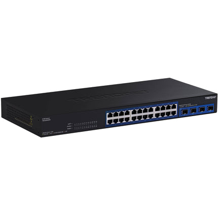 TRENDnet TEG-S50284 Switch de Red Gestionado 24 Puertos 2.5G 4 Puertos 10G SFP+ Rackmount