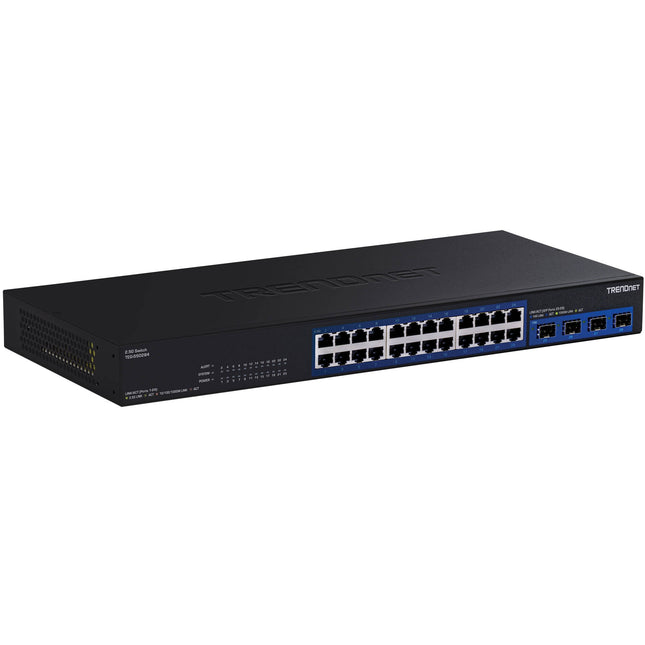 TRENDnet TEG-S50284 Switch de Red Gestionado 24 Puertos 2.5G 4 Puertos 10G SFP+ Rackmount