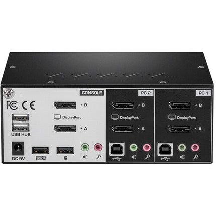 TRENDnet TK-240DP Switch KVM DisplayPort doble 2 puertos 4K 60Hz 2 USB-A