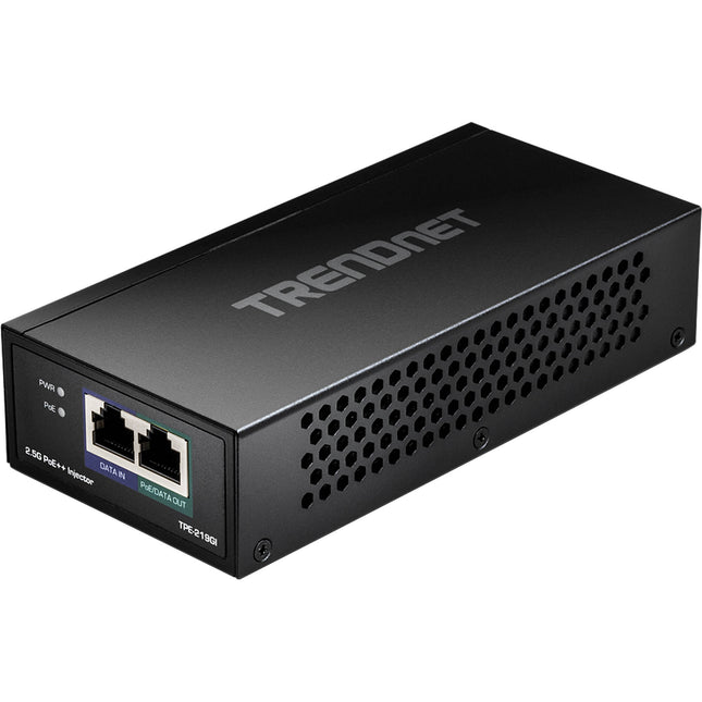 TRENDnet TPE-219GI Inyector PoE++ 2.5G 90W con Puertos Ethernet 2.5 Gb/s