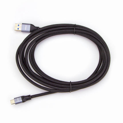 Bullet Train Professional Series Cable USB-A a USB-C 3.2 Gen 2 3 Metros Tejido Trenzado