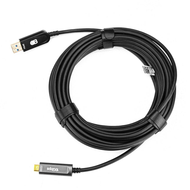 Bullet Train Professional Series Cable USB A a USB C 3.2 Gen 2 8m Fibra Optica