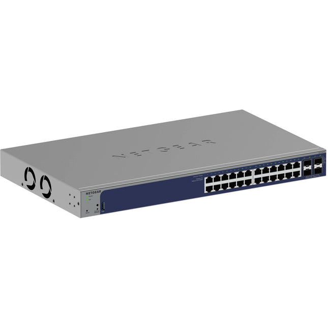 Netgear GS728TXv3 Switch de Red Gestionado 24 Puertos Gigabit 4x10G SFP+ 128Gbps