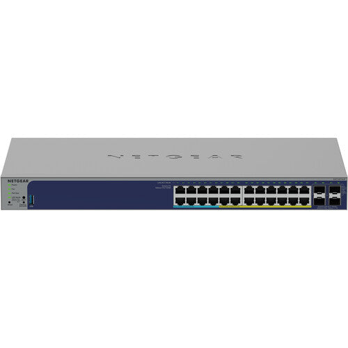 Netgear GS728TXUPv3 Switch de Red Gestionado 24 Puertos PoE++ 420W Rack