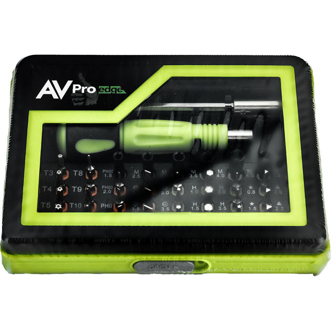 AVPro Edge Kit de Herramientas Destornilladores 50 Piezas Case Duro