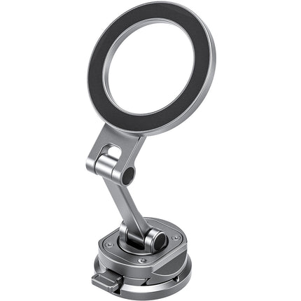 Leofoto Soporte Magnético para Móvil Coche Plateado Acero CNC