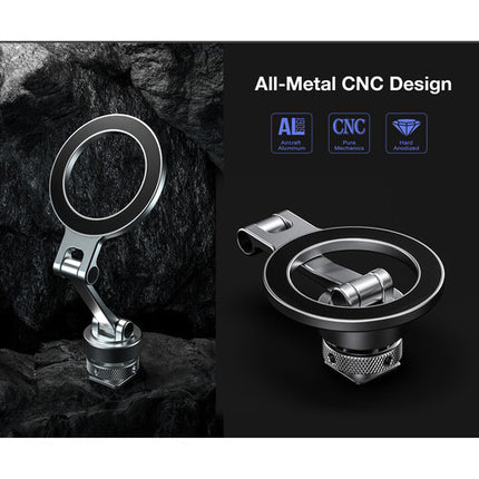 Leofoto Soporte Magnético para Teléfono con Montura Fría Compatible MagSafe y Aleación de Aluminio de Grado Aeroespacial