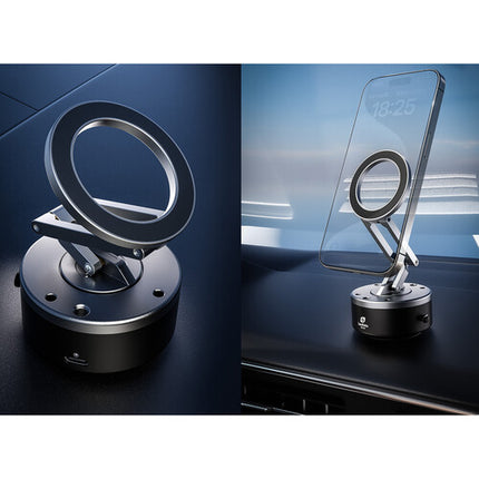 Leofoto Soporte Magnético para Teléfono con Ventosa Eléctrica CNC-Aluminio MagSafe Compatible
