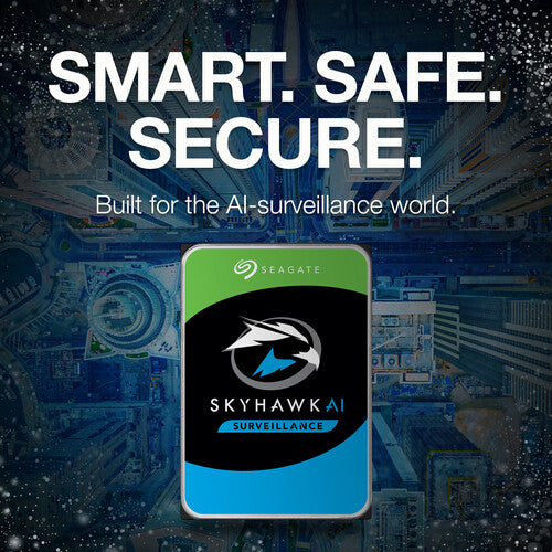 Seagate 16TB SkyHawk AI HDD de Vigilancia 7200 rpm SATA III 3.5"