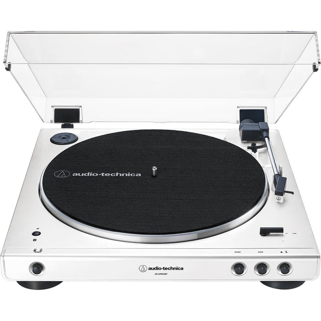 Audio-Technica AT-LP60XBT Tocadiscos Estéreo Bluetooth Blanco 33 1/3 y 45 rpm