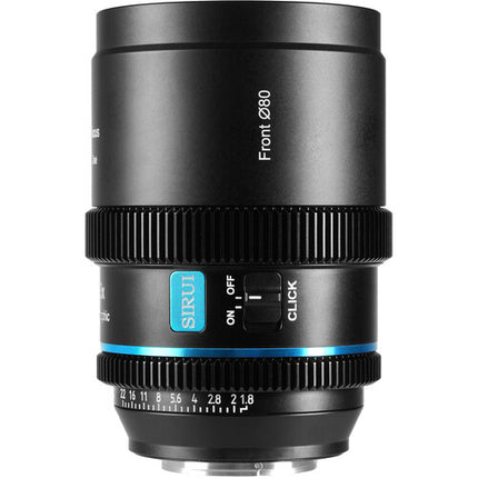 Sirui 40mm T1.8 Anamórfico S35 Leica L con Apertura T1.8 y Bokeh Elíptico
