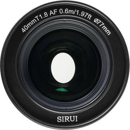 Sirui 40mm T1.8 Anamórfico S35 Leica L con Apertura T1.8 y Bokeh Elíptico
