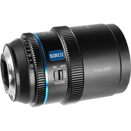 Sirui 40mm T1.8 Anamórfico S35 Leica L con Apertura T1.8 y Bokeh Elíptico