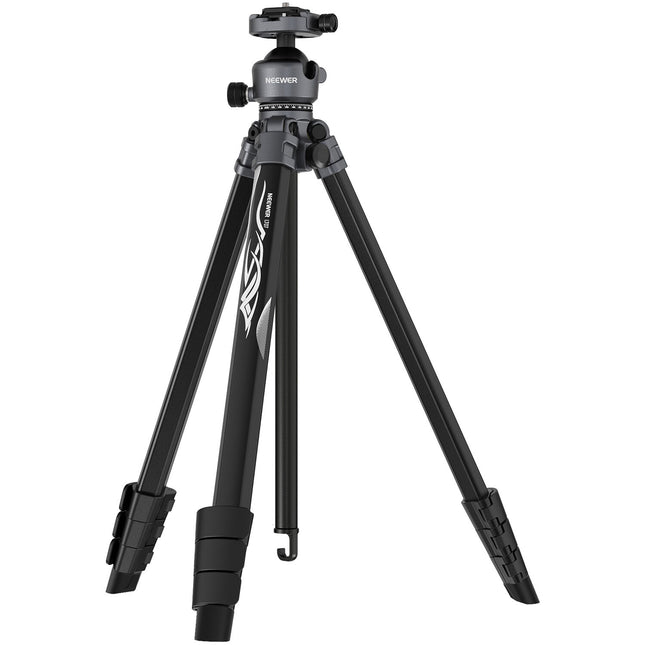Neewer LT07 Trípode de Viaje de Aluminio con Cabezal Esférico 4 Secciones 61.6 pulgadas
