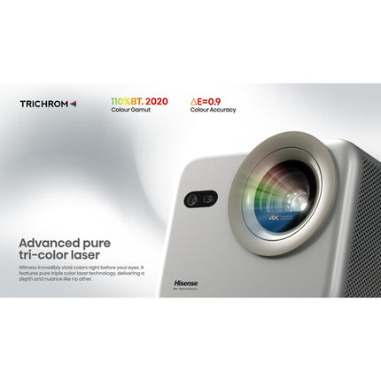 Hisense M2 Pro Proyector Inteligente UHD 4K Triple Láser 1300 Lúmenes