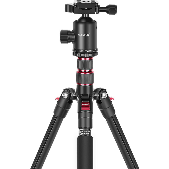 Neewer Tripié y Monopie De Aluminio 77 Pulgadas Capacidad 8 Kg Altura Máxima 197 Cm