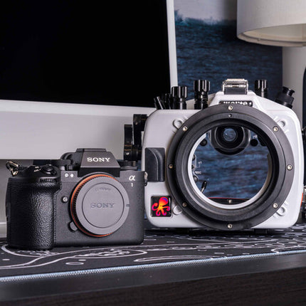Ikelite Deluxe 200DL Carcasa Subacuática para Sony a1 II Profundidad 200' y Controles Mecánicos